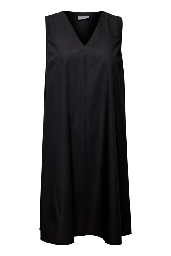 Fransa Spencer Dress 1 in Black
