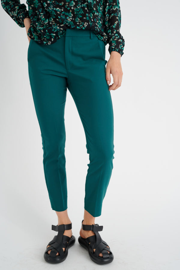 Inwear Zella Pant in Warm Green