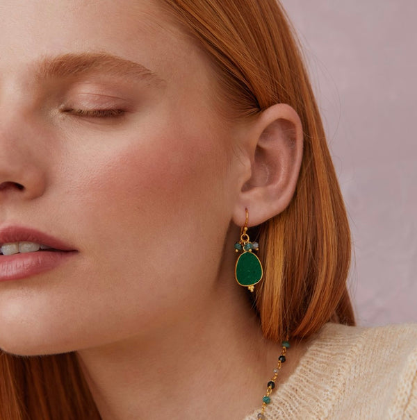 Ashiana Willow Earrings in Green