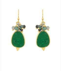 Ashiana Willow Earrings in Green