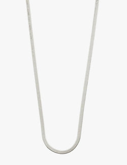 Pilgrim Joanna Flat Snake Chain Necklace Silver-plated